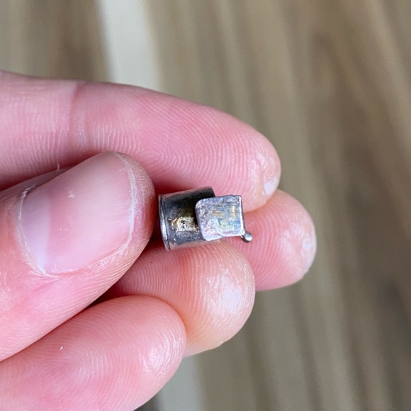 Rare Pencil Sharpener Jewelry Charm Mexico Sterling Silver - Picture 5 of 6